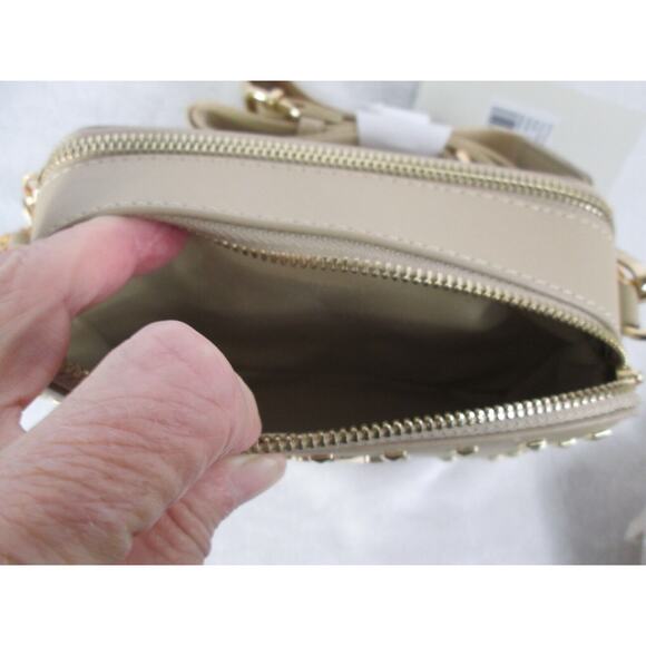 Valentino Orlandi Camera Bag Handbag Women Small Taupe 794 - Picture 7 of 14